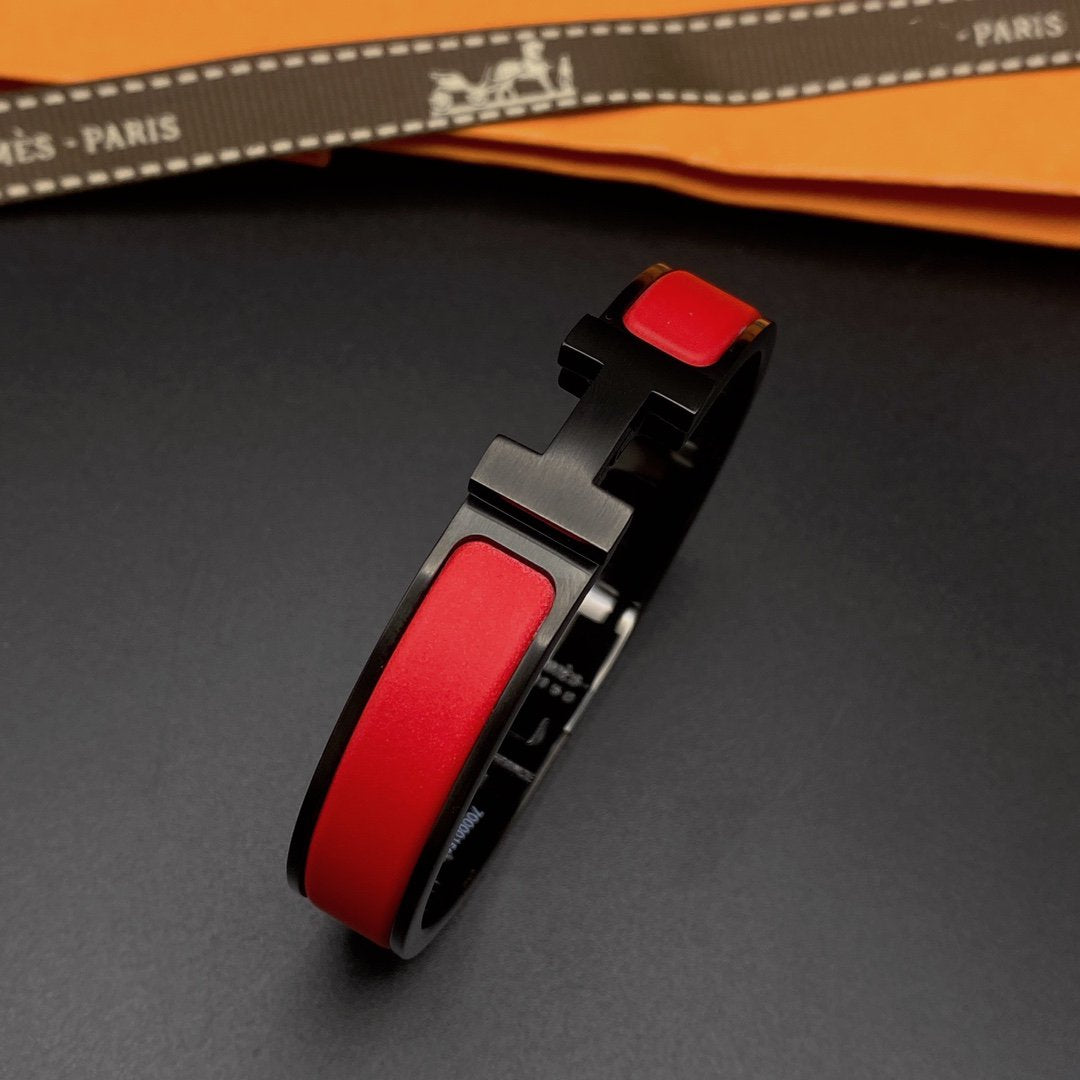 [Echo Fine ]CLIC HM SO BLACK RED BRACELET