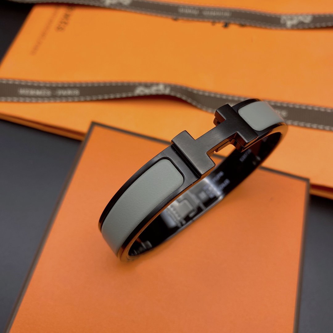 [Echo Fine ]CLIC HM SO BLACK GREY BRACELET