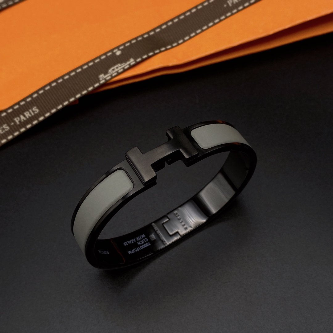 [Echo Fine ]CLIC HM SO BLACK GREY BRACELET