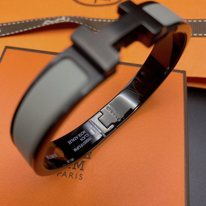 [Echo Fine ]CLIC HM SO BLACK GREY BRACELET
