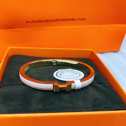 [Echo Fine ]CLASSIC HM CLIC  PINK 8MM ENAMEL BRACELET