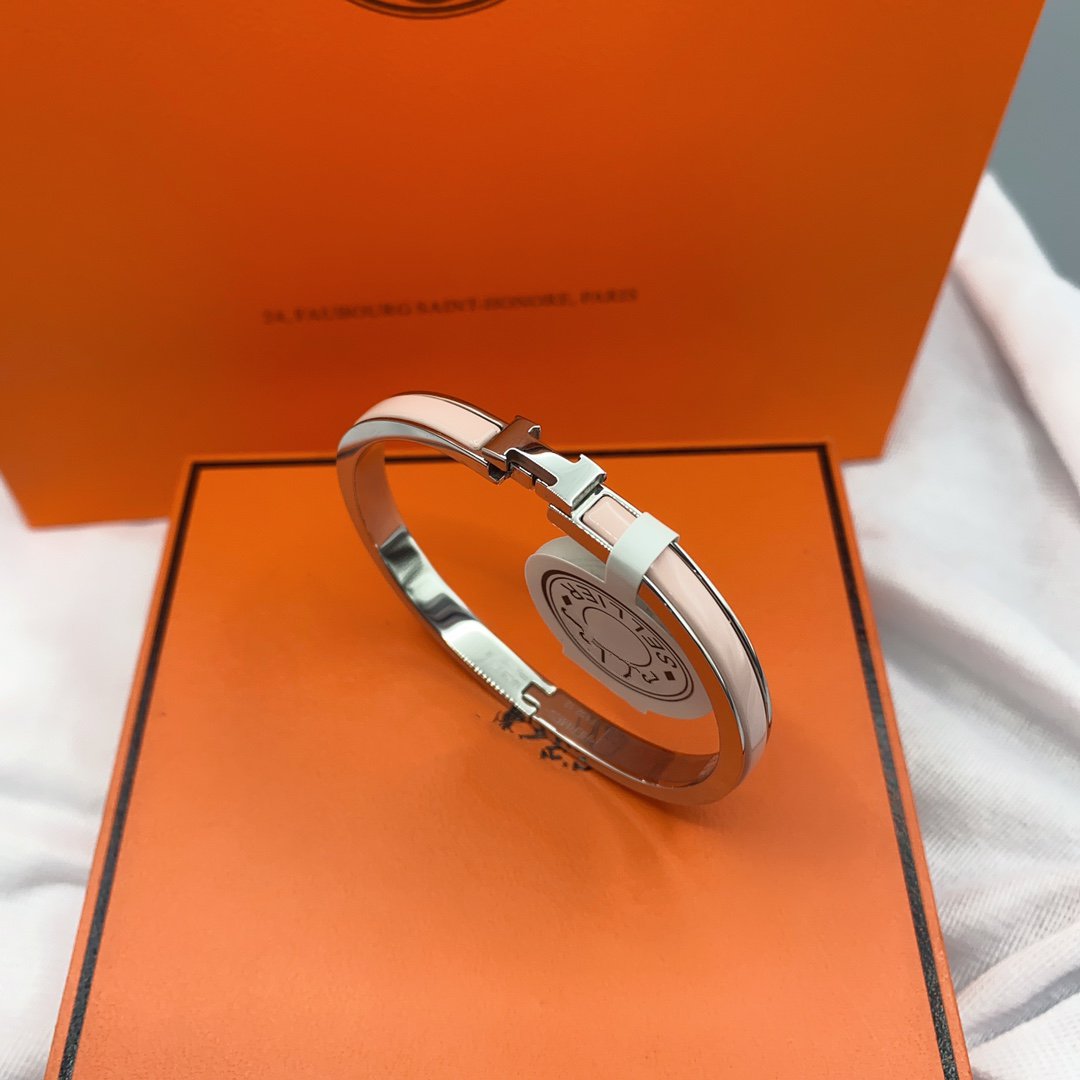 [Echo Fine ]CLASSIC HM CLIC  PINK 8MM ENAMEL BRACELET