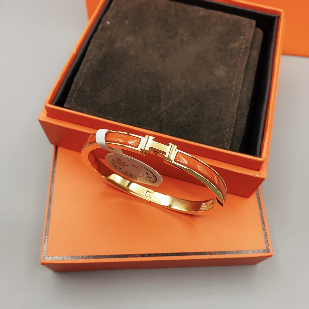 [Echo Fine ]CLASSIC HM CLIC RED 8MM ENAMEL BRACELET