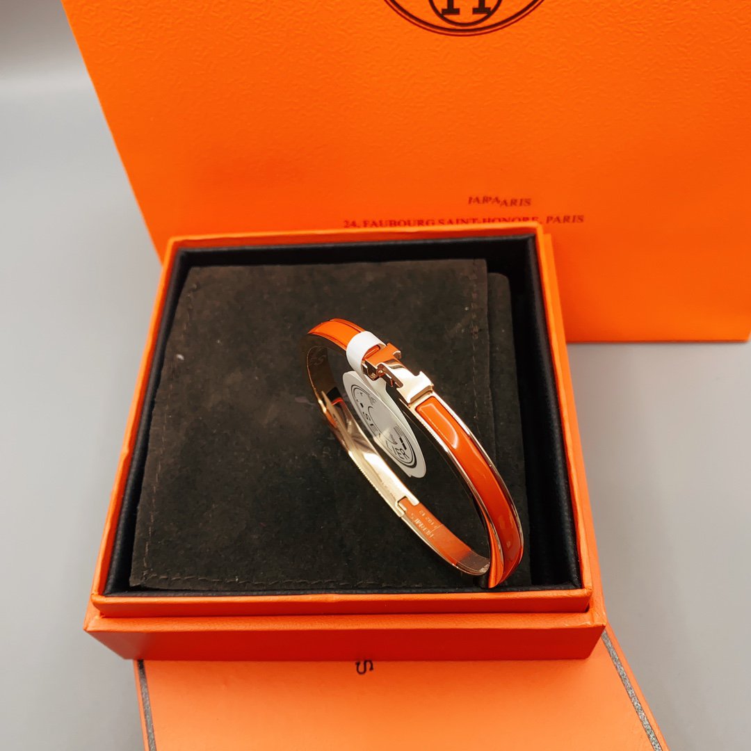 [Echo Fine ]CLASSIC HM CLIC RED 8MM ENAMEL BRACELET