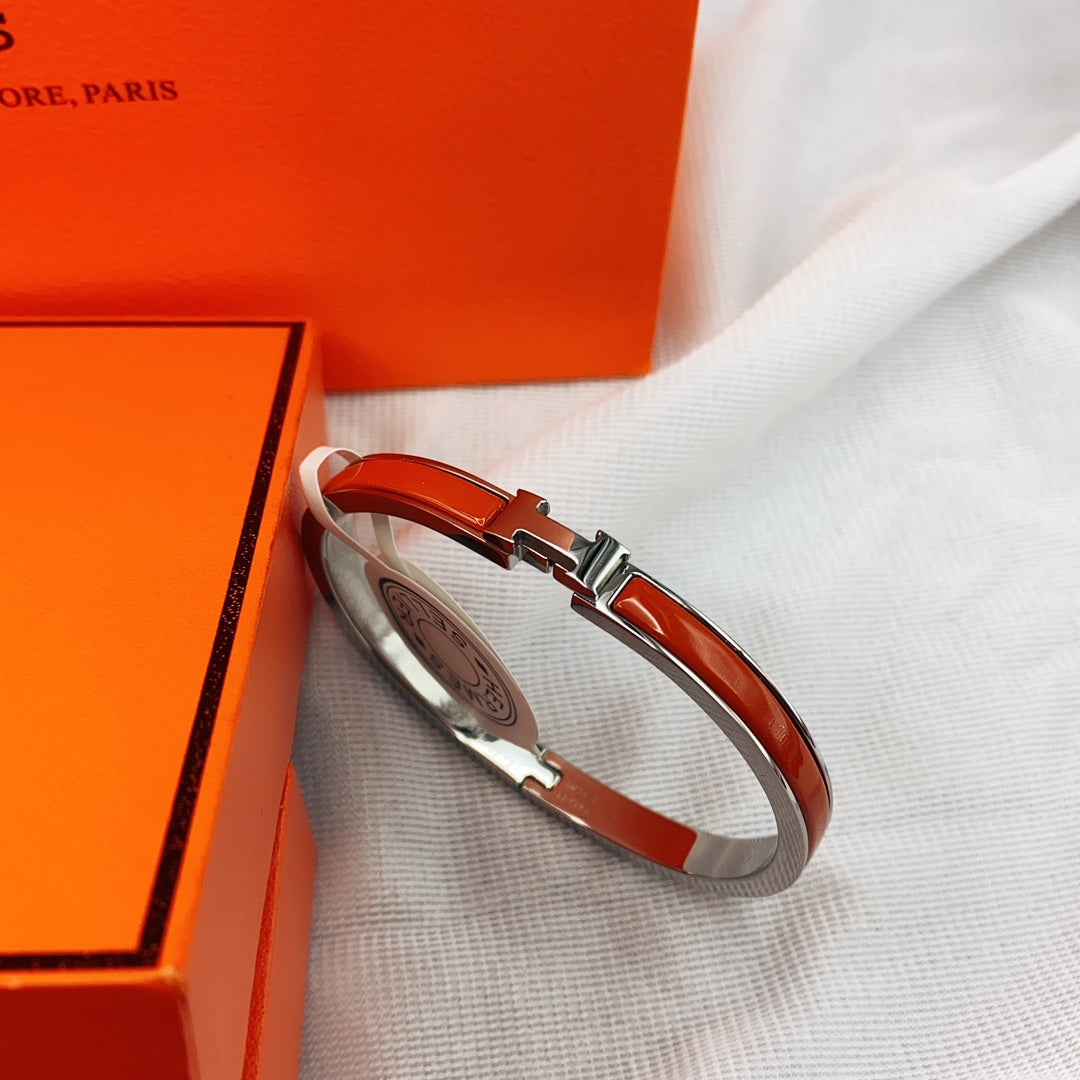 [Echo Fine ]CLASSIC HM CLIC RED 8MM ENAMEL BRACELET