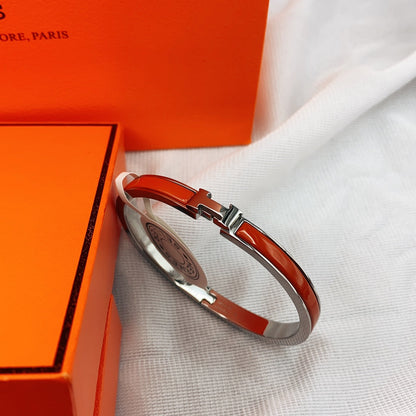 [Echo Fine ]CLASSIC HM CLIC RED 8MM ENAMEL BRACELET