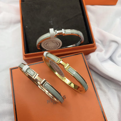 [Echo Fine ]CLASSIC HM CLIC GREEN 8MM ENAMEL BRACELET