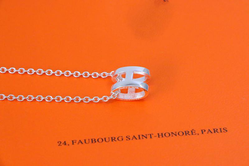 [Echo Fine ]HM NECKLACE H LETTER OVAL SERIES