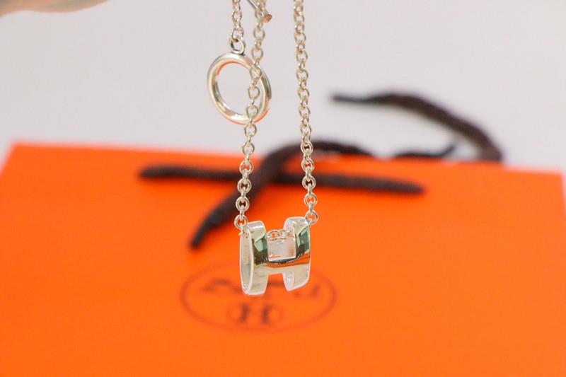 [Echo Fine ]HM NECKLACE H LETTER OVAL SERIES