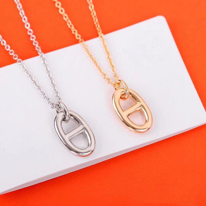 [Echo Fine ]HM PIG NOSE NECKLACE