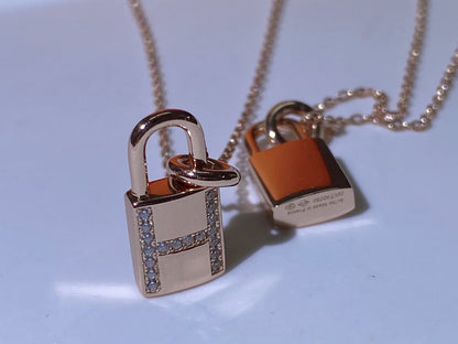[Echo Fine ]HM ADVANCED NICHE LOCK HEAD NECKLACE DIAMONDS