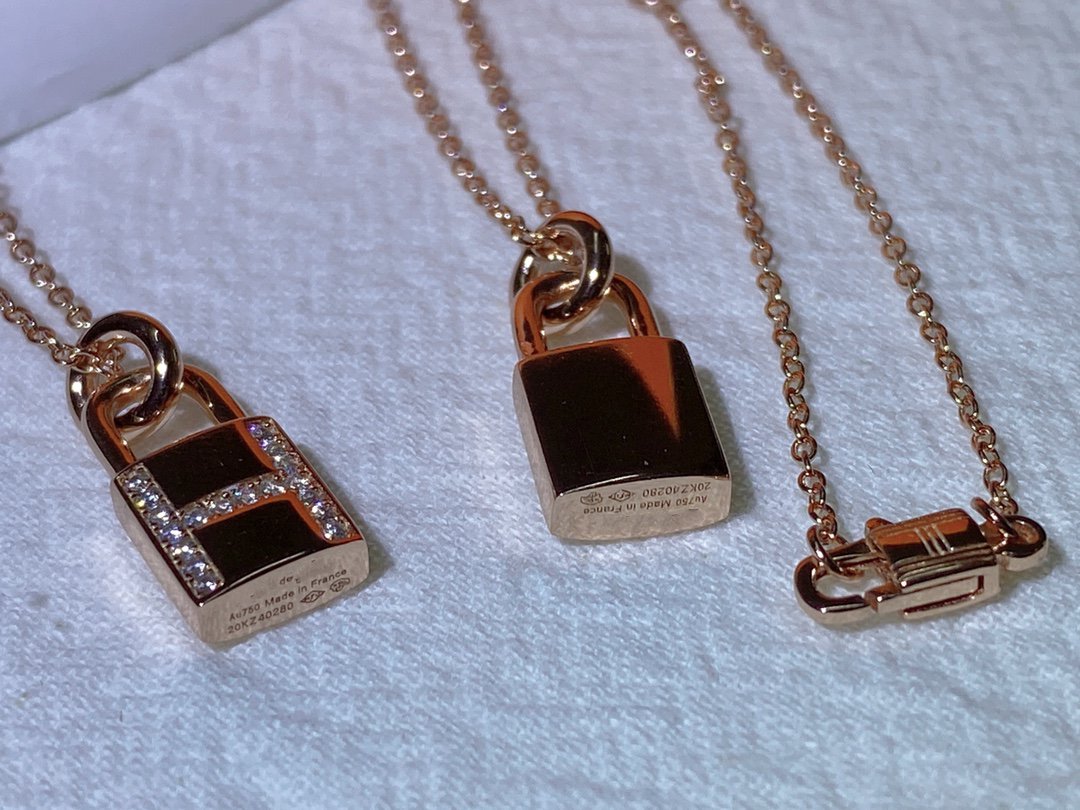[Echo Fine ]HM ADVANCED NICHE LOCK HEAD NECKLACE DIAMONDS