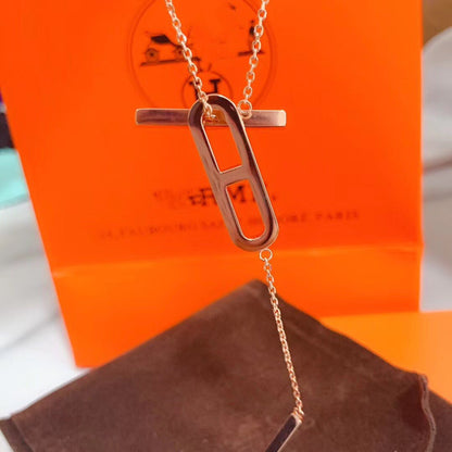 [Echo Fine ]HM NECKLACE PLATINUM ROSE GOLD DIAMOND