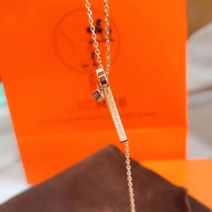 [Echo Fine ]HM NECKLACE PLATINUM ROSE GOLD DIAMOND