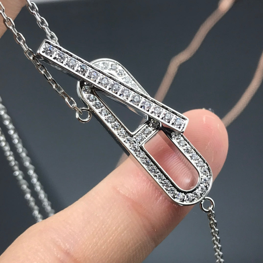 [Echo Fine ]HM NECKLACE PLATINUM ROSE GOLD DIAMOND