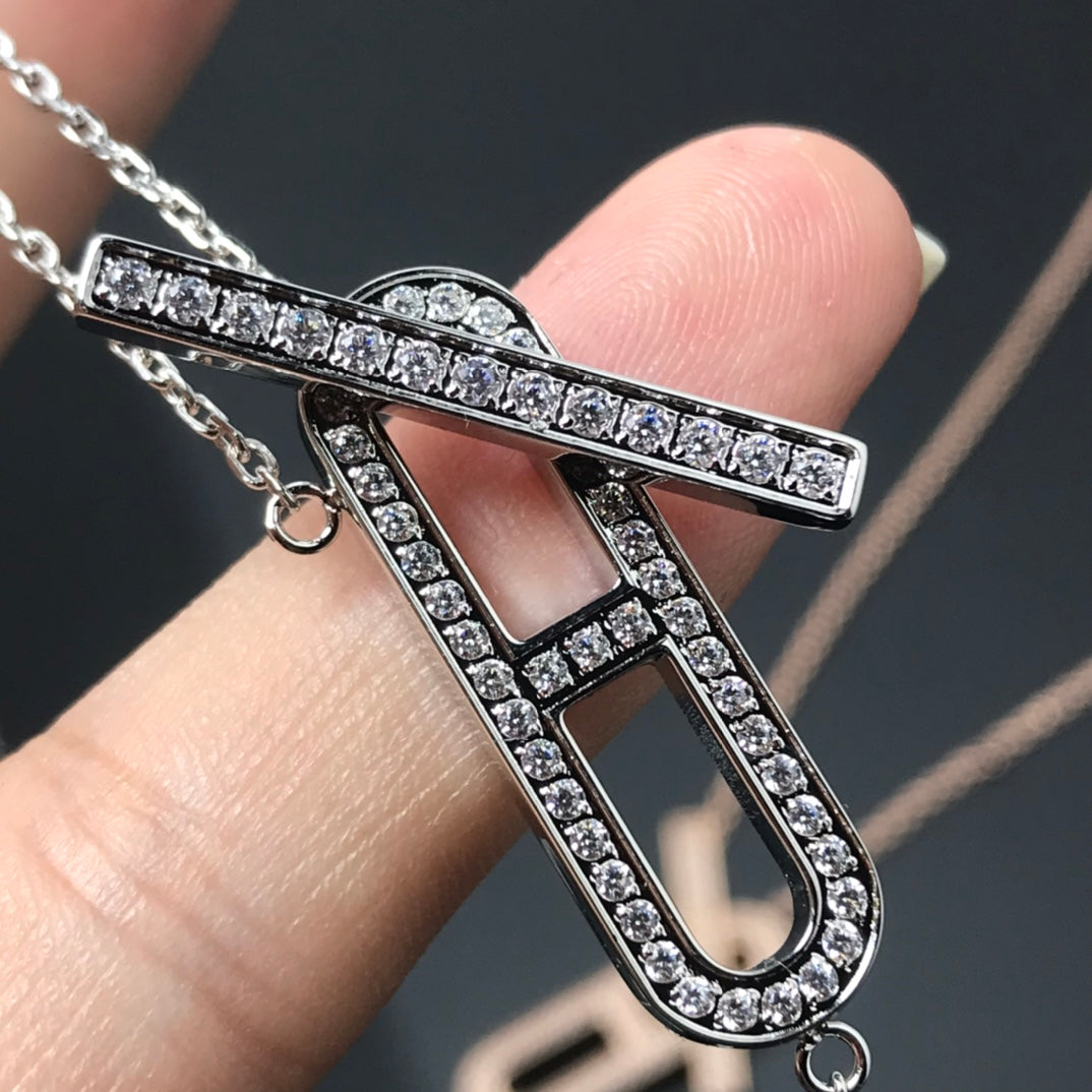 [Echo Fine ]HM NECKLACE PLATINUM ROSE GOLD DIAMOND