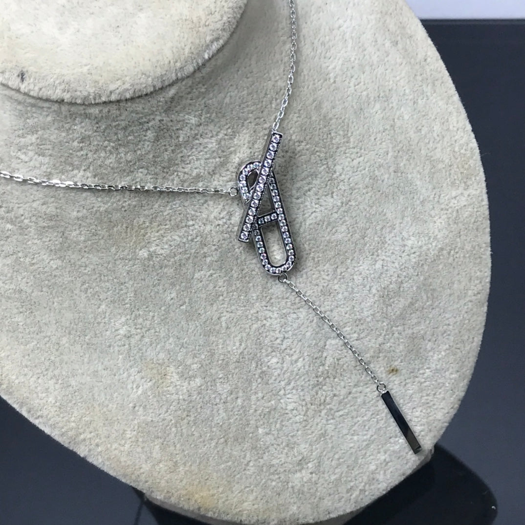 [Echo Fine ]HM NECKLACE PLATINUM ROSE GOLD DIAMOND
