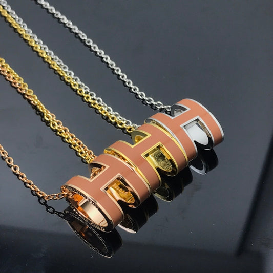 [Echo Fine ]H NECKLACE BROWN