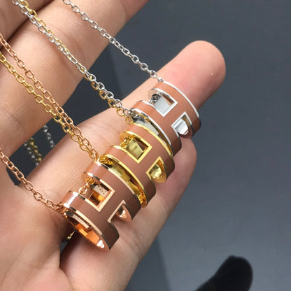 [Echo Fine ]H NECKLACE BROWN