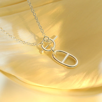 [Echo Fine ]HM CHAINE D'ANCRE PENDANT NECKLACE STERLING SILVER