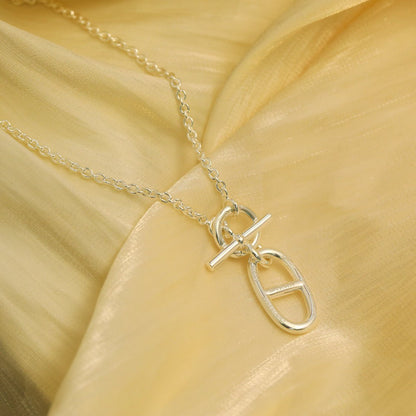 [Echo Fine ]HM CHAINE D'ANCRE PENDANT NECKLACE STERLING SILVER