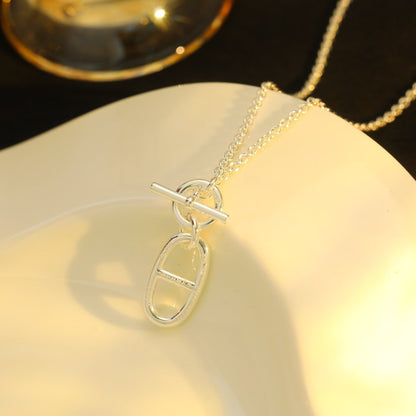 [Echo Fine ]HM CHAINE D'ANCRE PENDANT NECKLACE STERLING SILVER