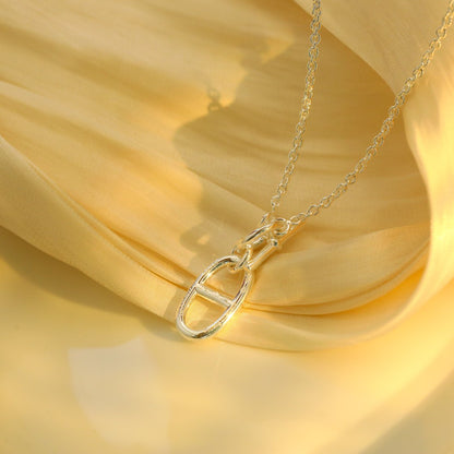 [Echo Fine ]HM CHAINE D'ANCRE PENDANT NECKLACE STERLING SILVER