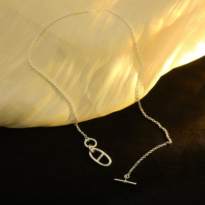 [Echo Fine ]HM CHAINE D'ANCRE PENDANT NECKLACE STERLING SILVER