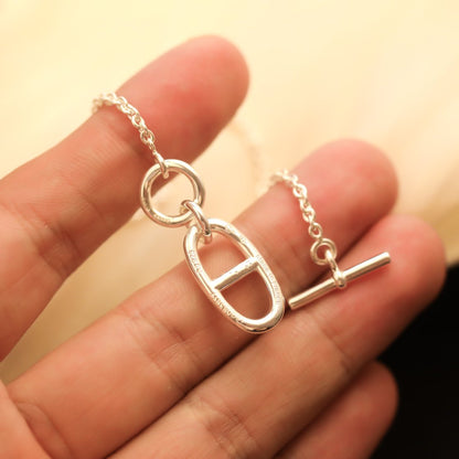 [Echo Fine ]HM CHAINE D'ANCRE PENDANT NECKLACE STERLING SILVER
