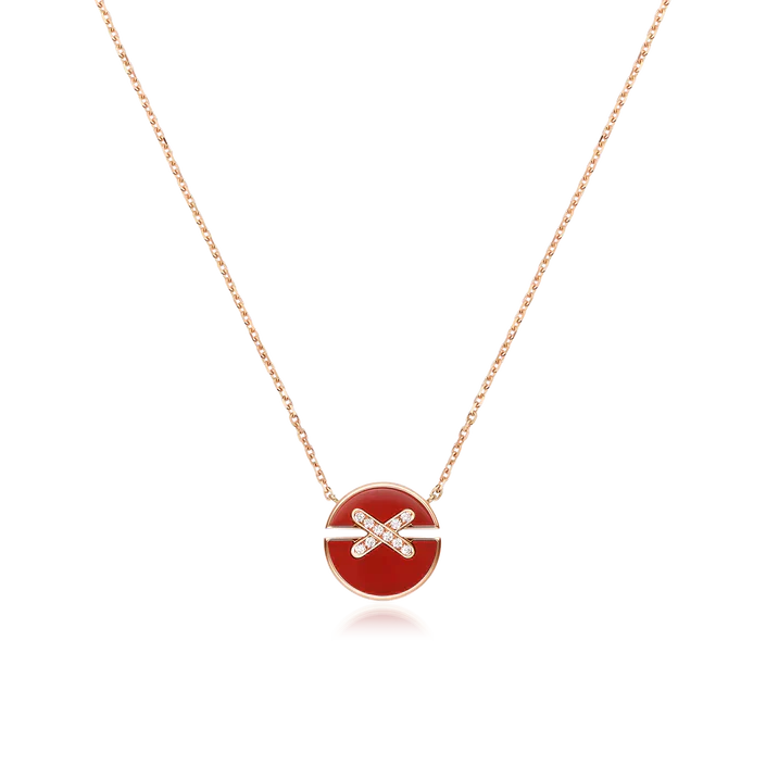 [Echo Fine ]JEUX DE ROSE GOLD DIAMOND NECKLACE