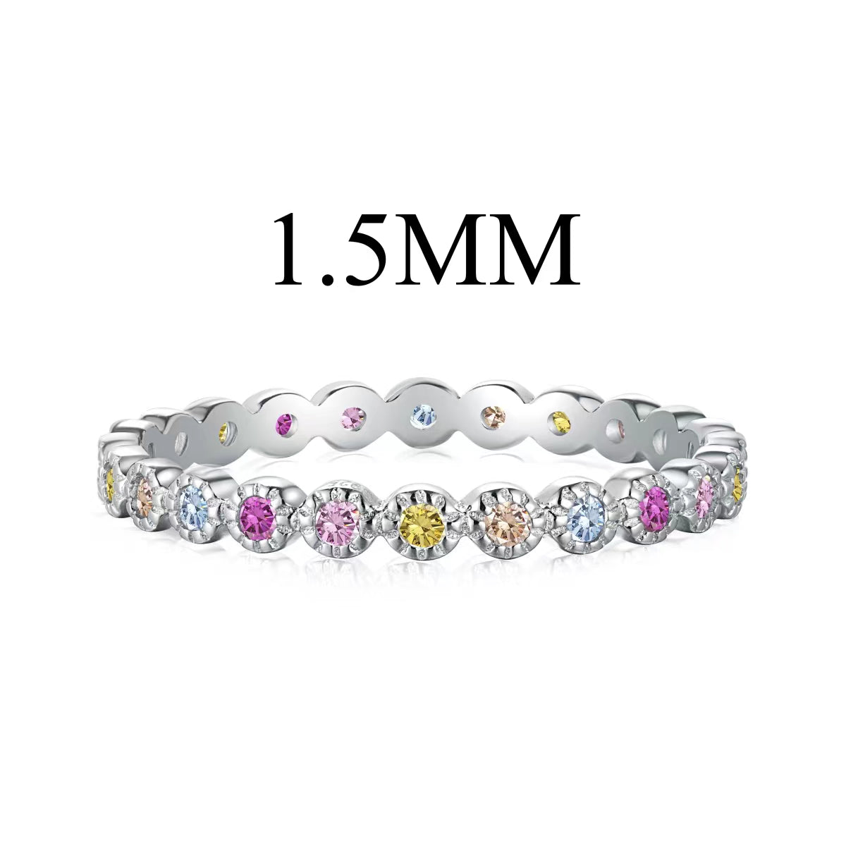 [Echo Fine ]Radiant Sparkling Round Cut Daily Ring