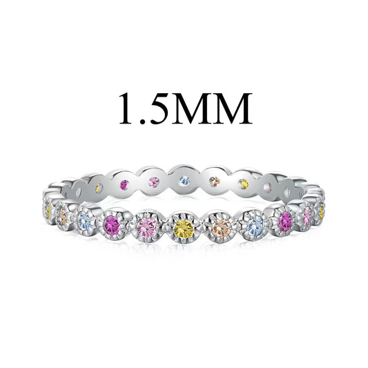 [Echo Fine ]Radiant Sparkling Round Cut Daily Ring