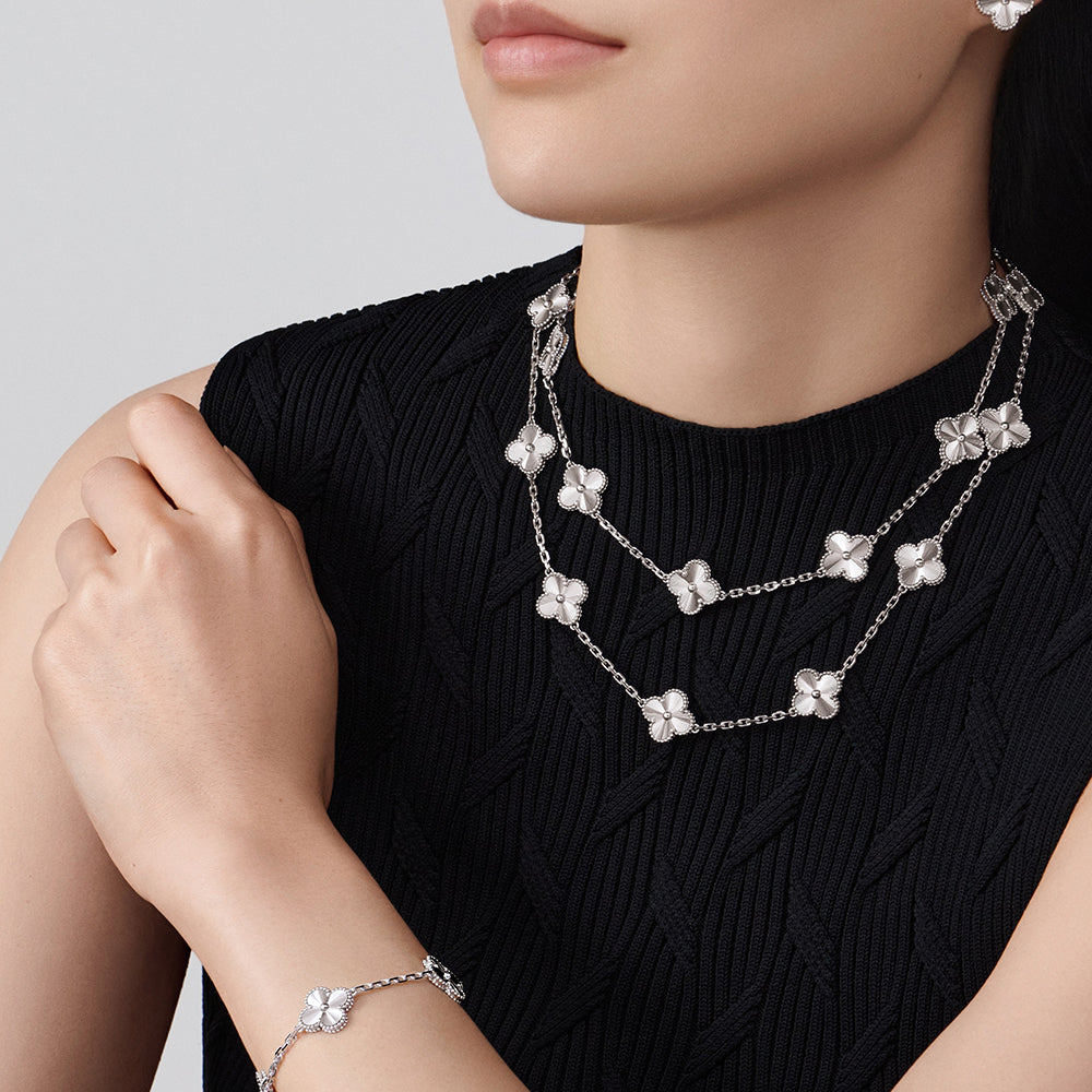 [Echo Fine ]CLOVER 20 MOTIFS DIAMOND SILVER