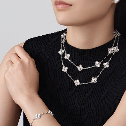 [Echo Fine ]CLOVER 20 MOTIFS DIAMOND SILVER