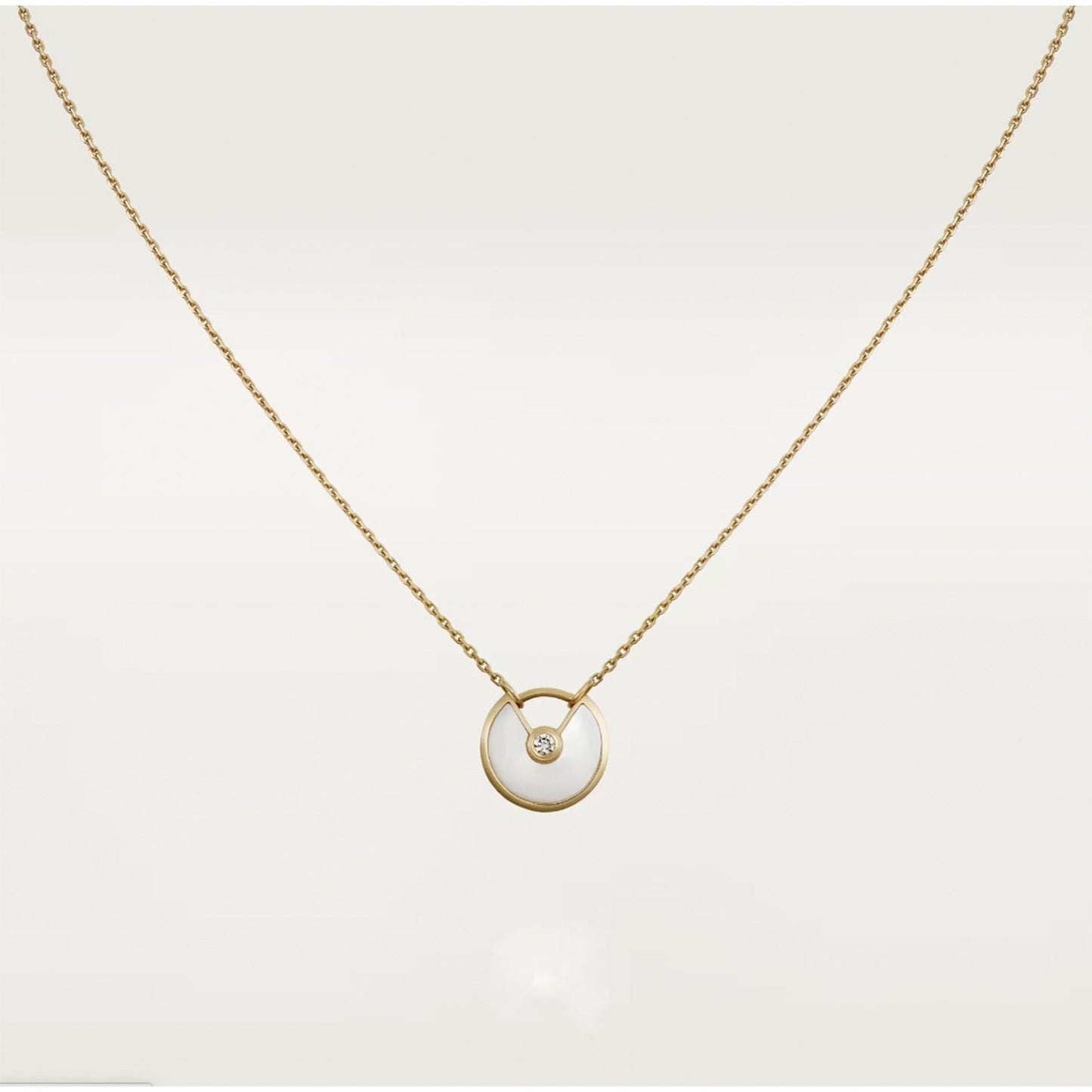 [Echo Fine ]AMULETTE ROSE GOLD MOP NECKLACE