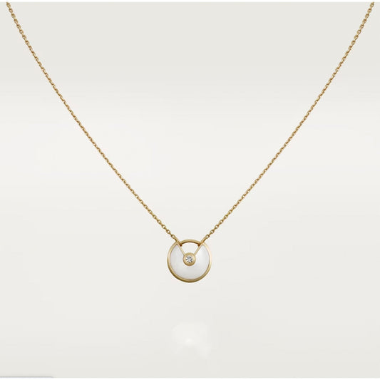 [Echo Fine ]AMULETTE ROSE GOLD MOP NECKLACE