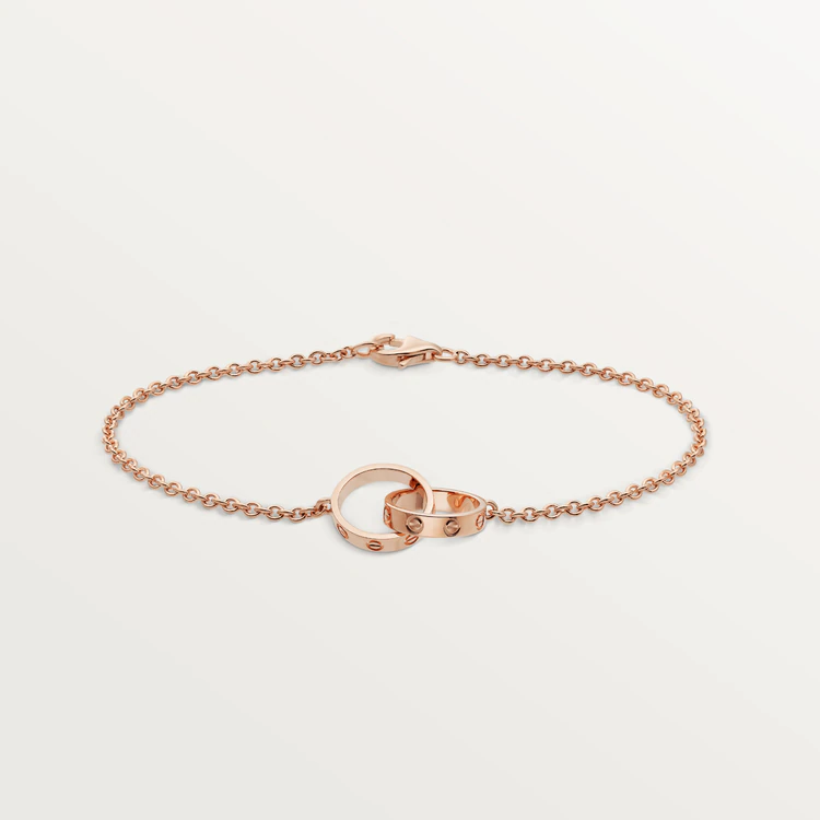 [Echo Fine ]LOVE BRACELET DOUBLE RING