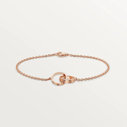 [Echo Fine ]LOVE BRACELET DOUBLE RING