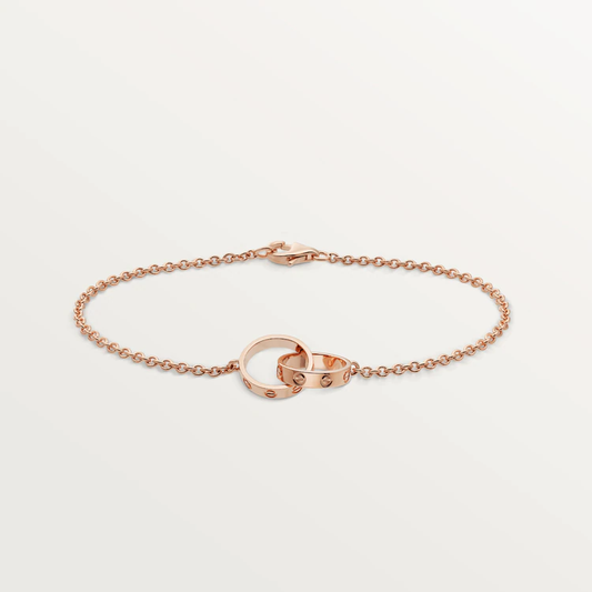 [Echo Fine ]LOVE BRACELET DOUBLE RING