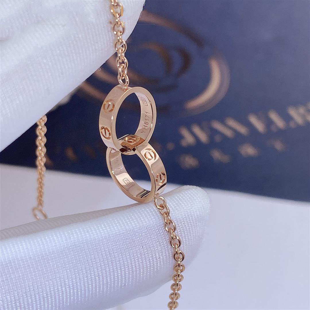 [Echo Fine ]LOVE BRACELET DOUBLE RING