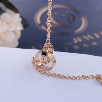 [Echo Fine ]LOVE BRACELET DOUBLE RING