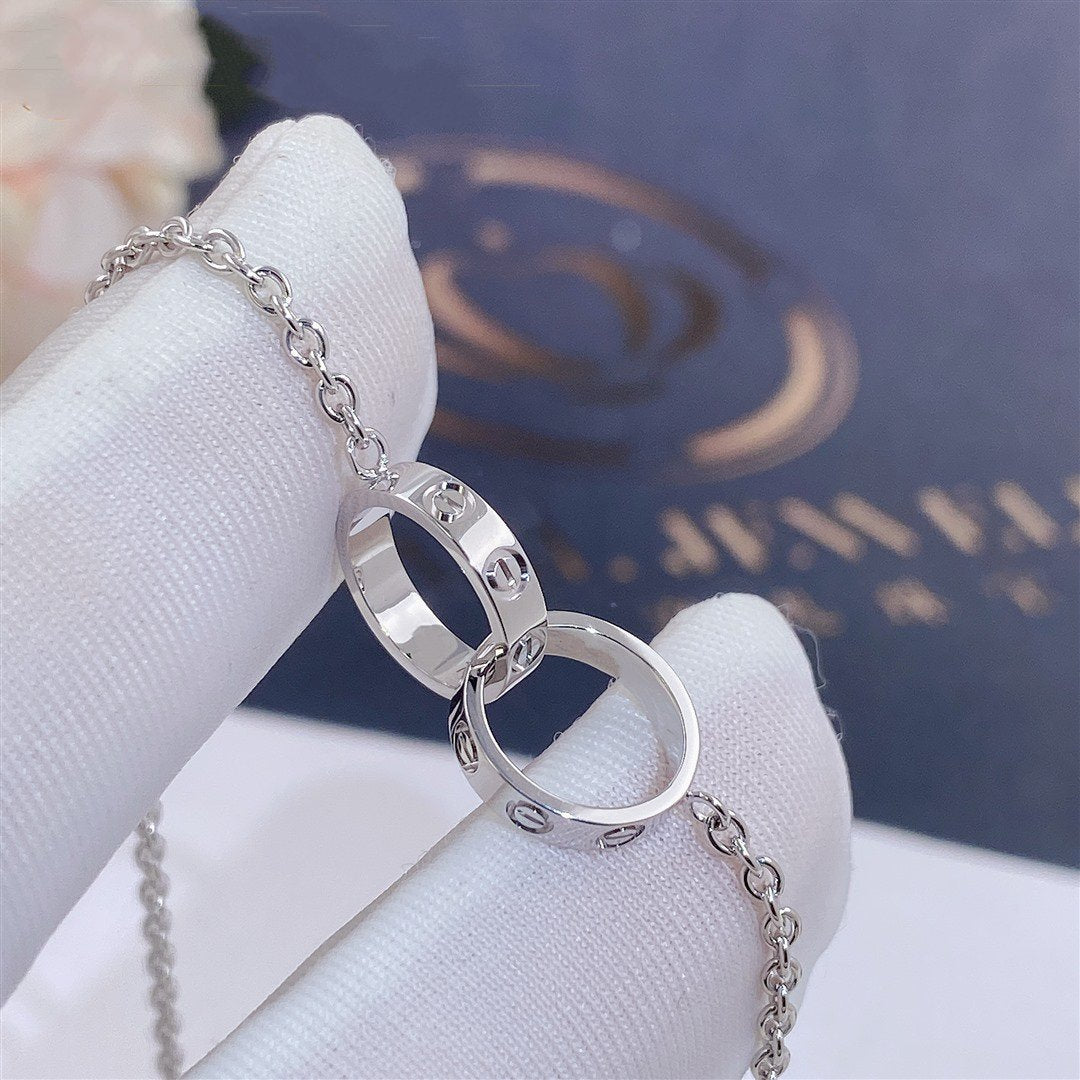 [Echo Fine ]LOVE BRACELET DOUBLE RING