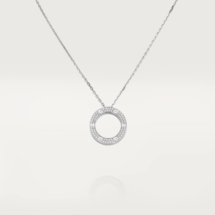 [Echo Fine ]LOVE NECKLACE ADJUSTABLE SILVER