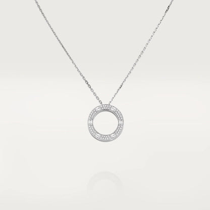 [Echo Fine ]LOVE NECKLACE ADJUSTABLE SILVER