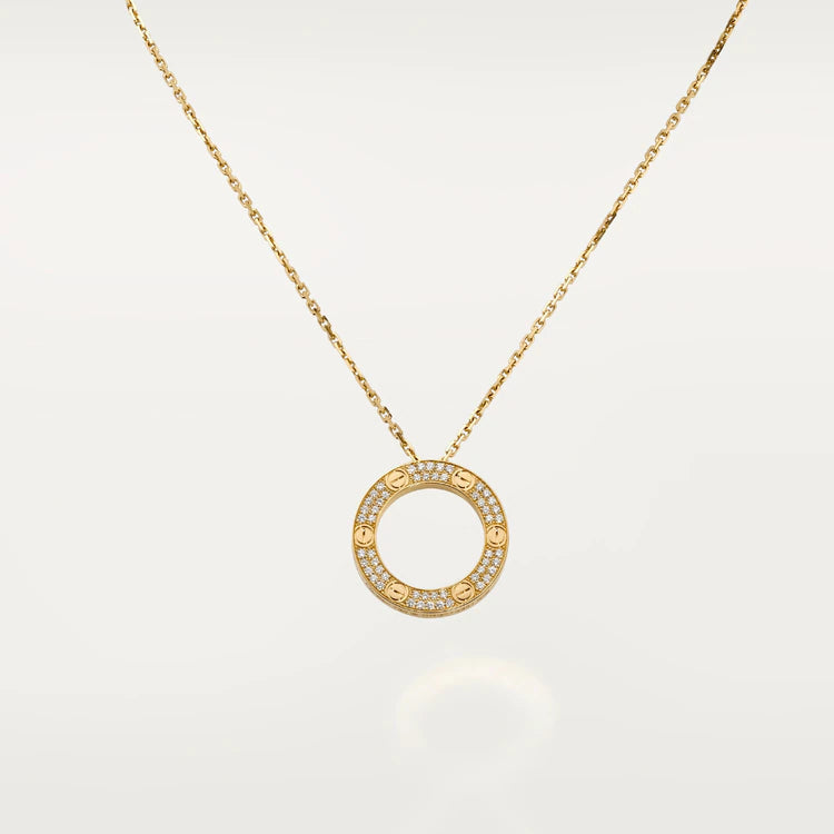 [Echo Fine ]LOVE NECKLACE ADJUSTABLE ROSE GOLD