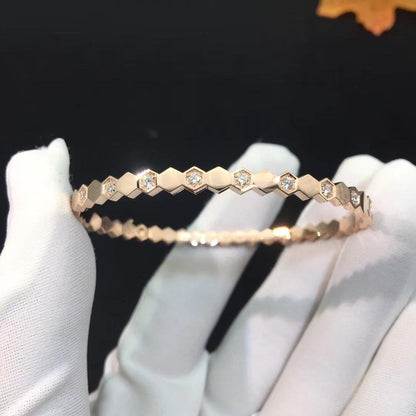 [Echo Fine ]BEE LOVE PINK GOLD DIAMOND BRACELET