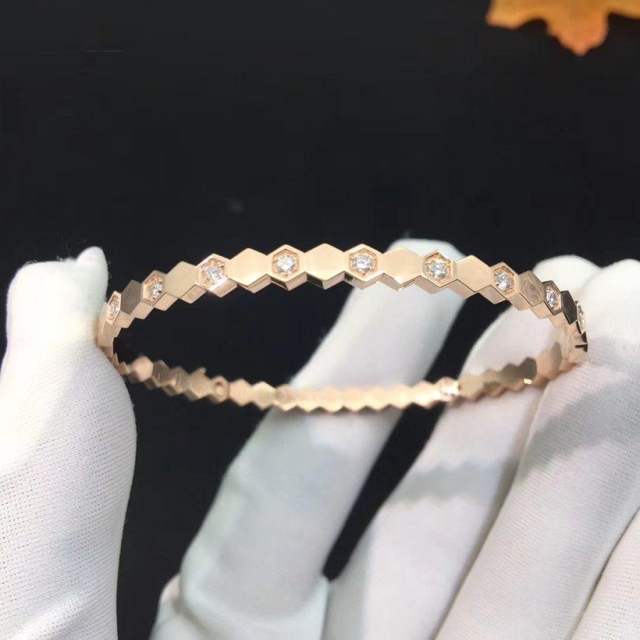 [Echo Fine ]BEE LOVE PINK GOLD DIAMOND BRACELET