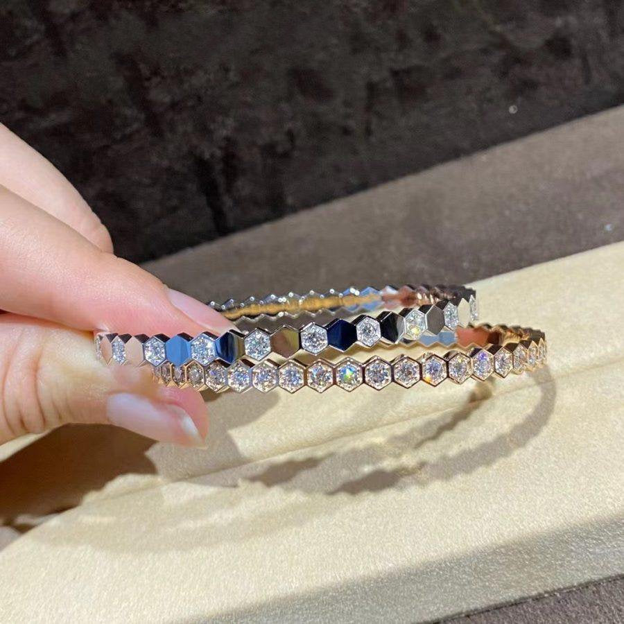 [Echo Fine ]BEE LOVE GOLD BRACELET FULL DIAMOND