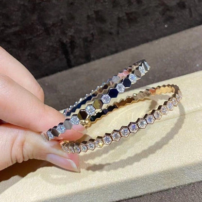 [Echo Fine ]BEE LOVE GOLD BRACELET FULL DIAMOND