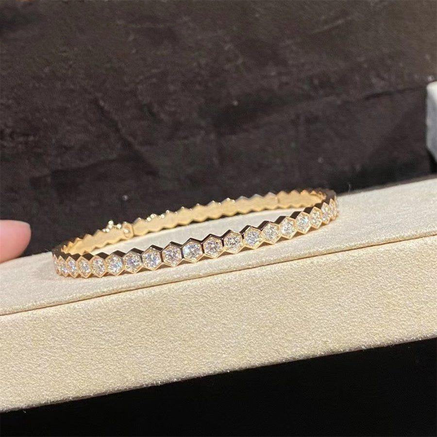 [Echo Fine ]BEE LOVE GOLD BRACELET FULL DIAMOND